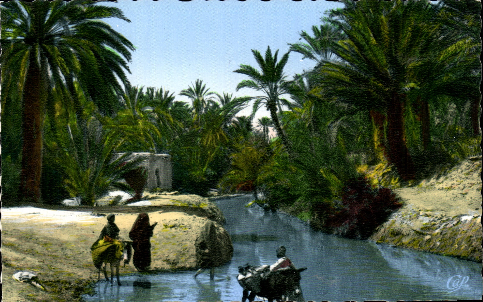 Escenas y tipos paso de CPA de lecho de un rio seco