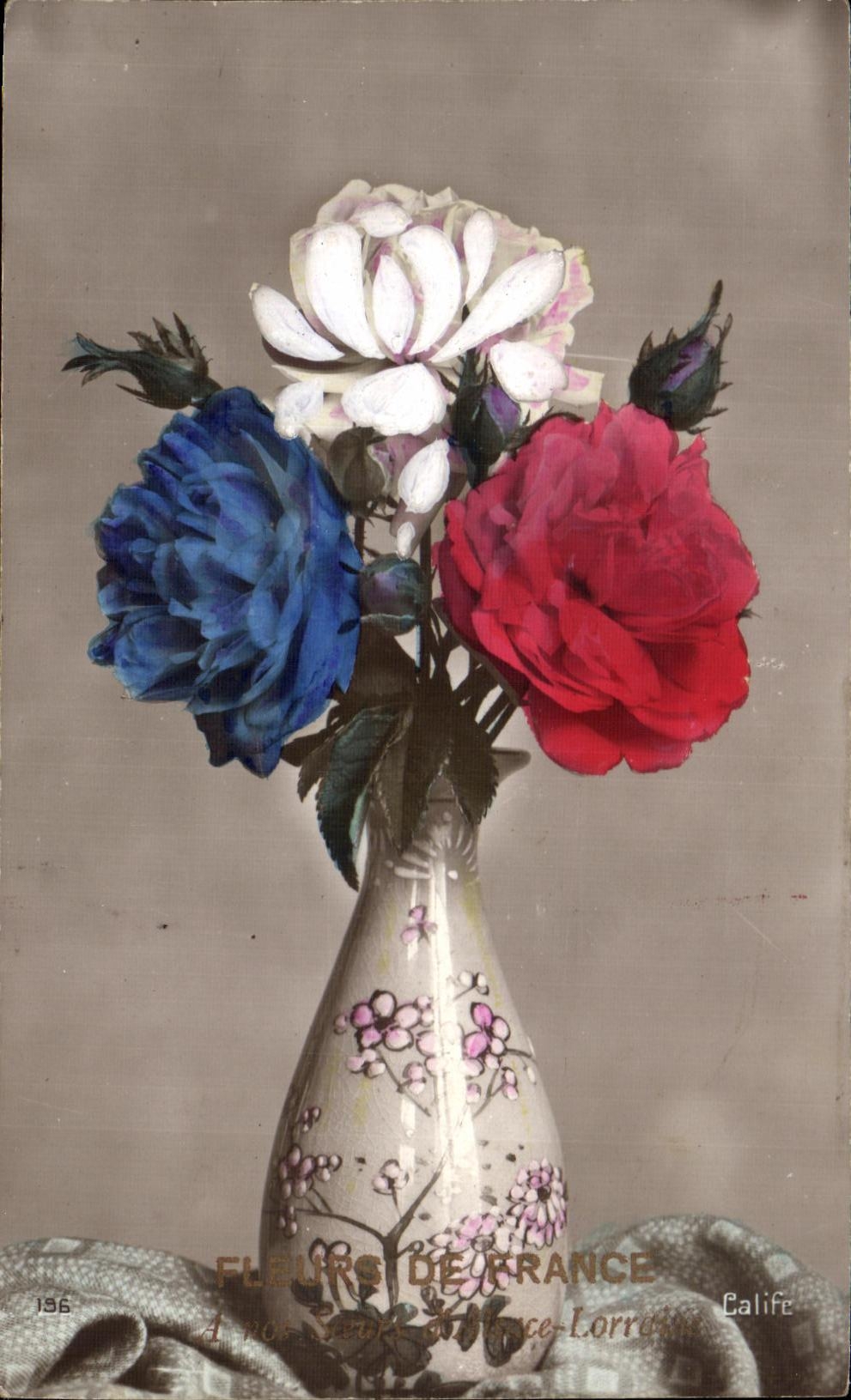 CPA Fantaisie Fleurs Fleurs De France Lorre