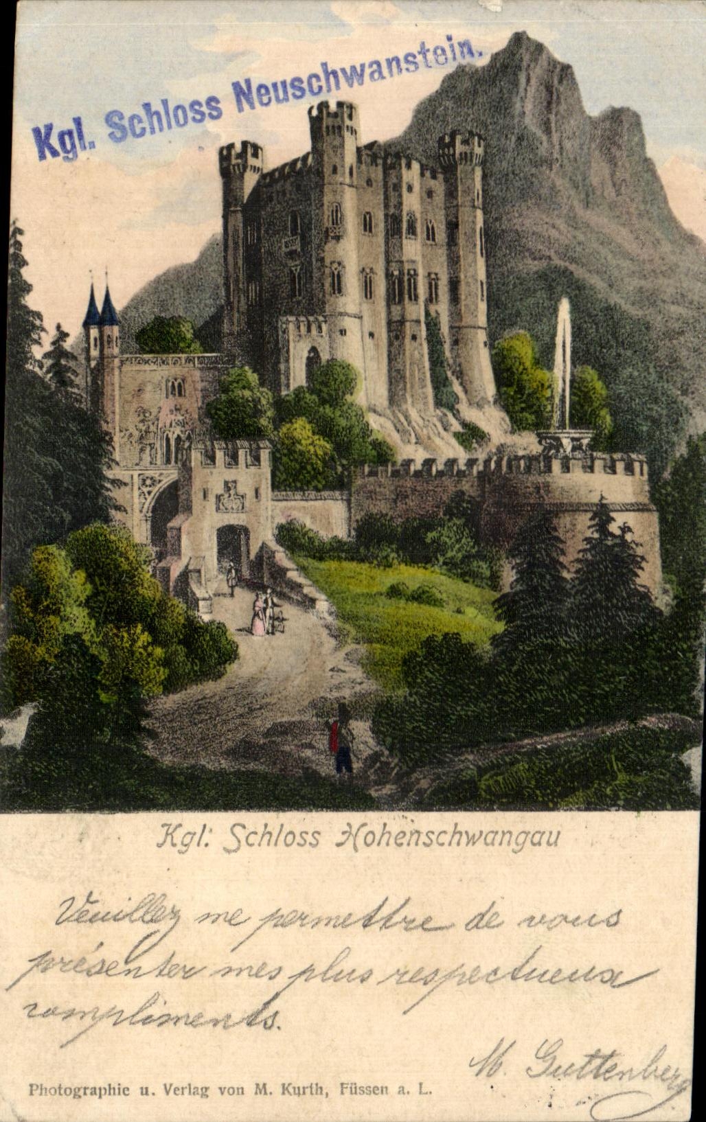 CPA Kgl Schloss Hohenschwangau