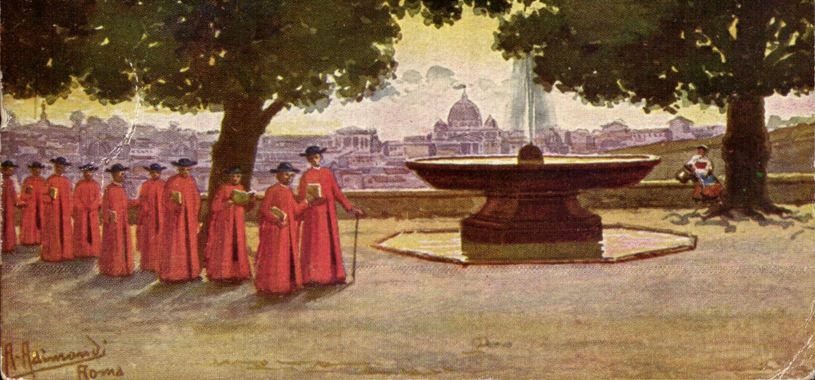 CPA Roma Veduta Pretres