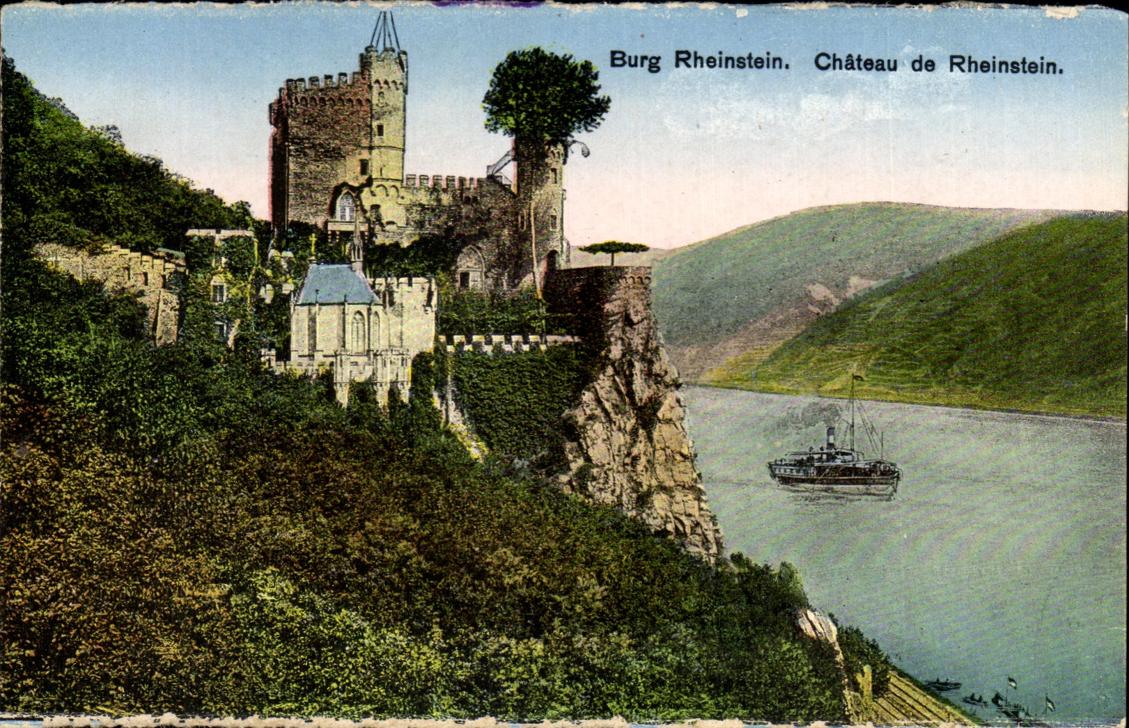 CPA Burg Rheinstein Chateau de Rheinstein