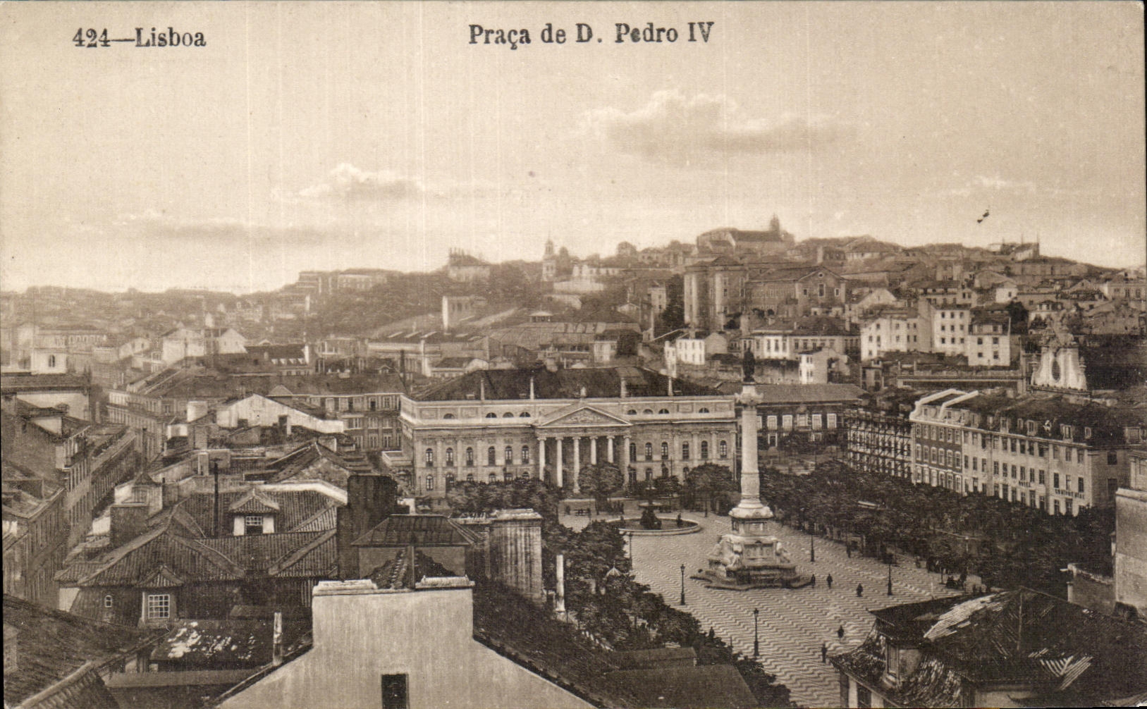 CPA Lisboa Praca de d Pedro