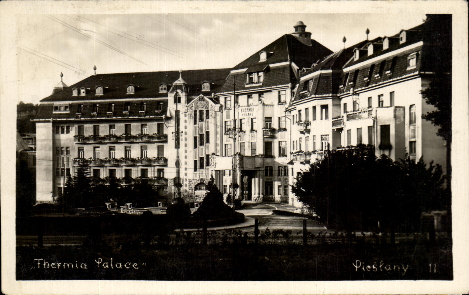 CPA Thermia Palace Piestany