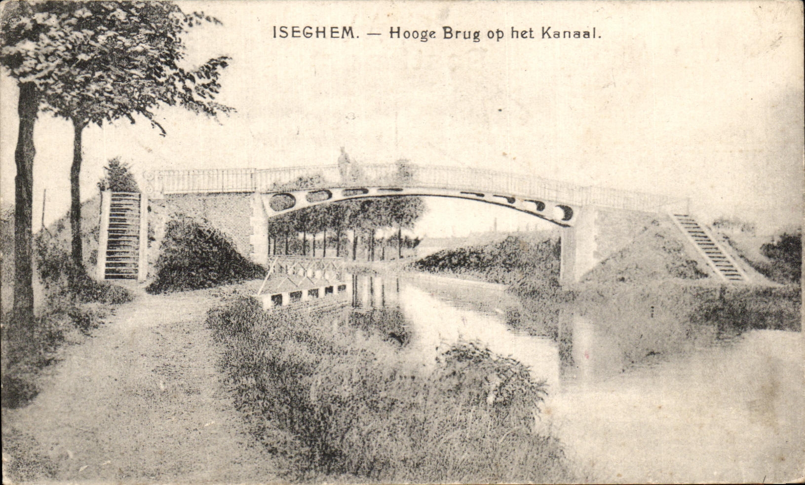 CPA Iseghem Hooge Burg COp het Kanaal