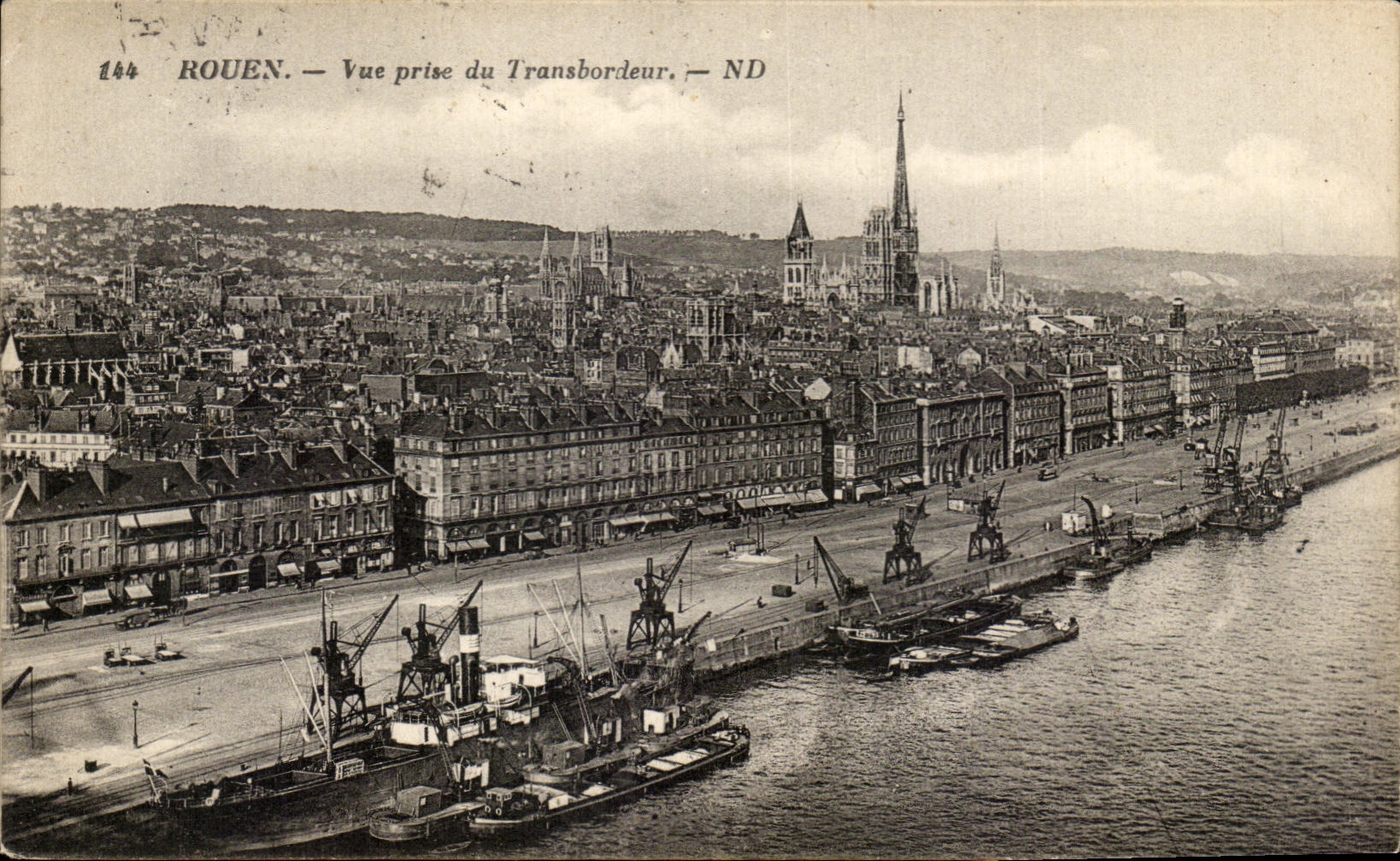 CPA Rouen Seen from of the Transporter