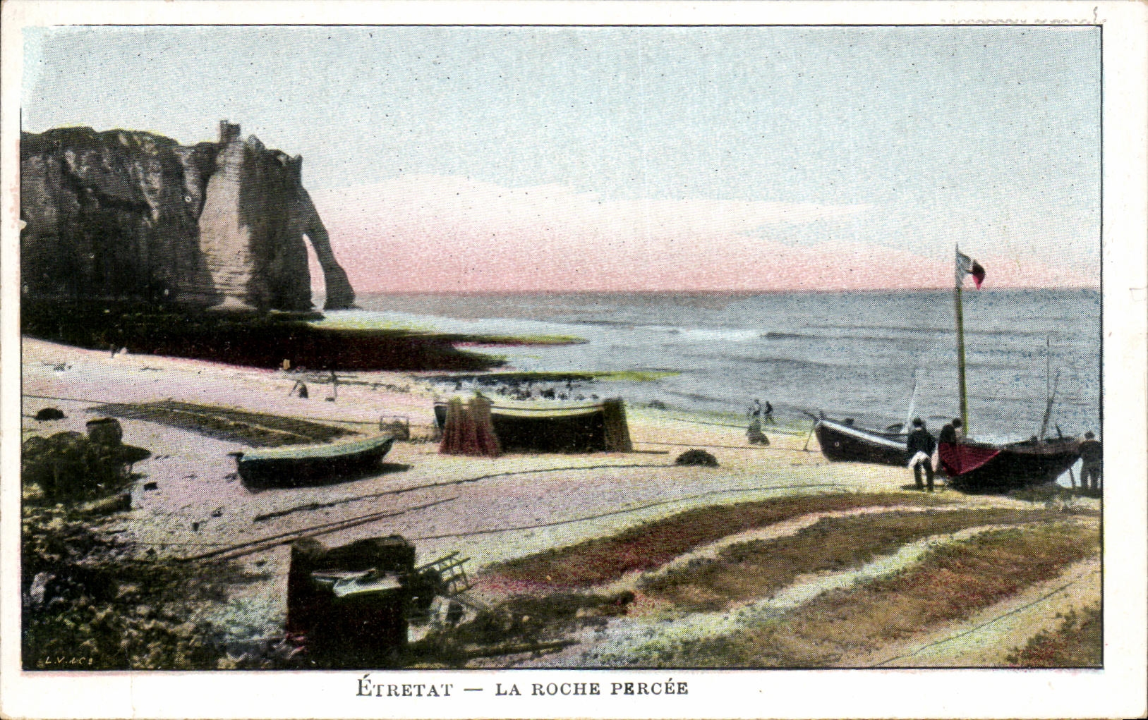 CPA Etretat the Bored Rock