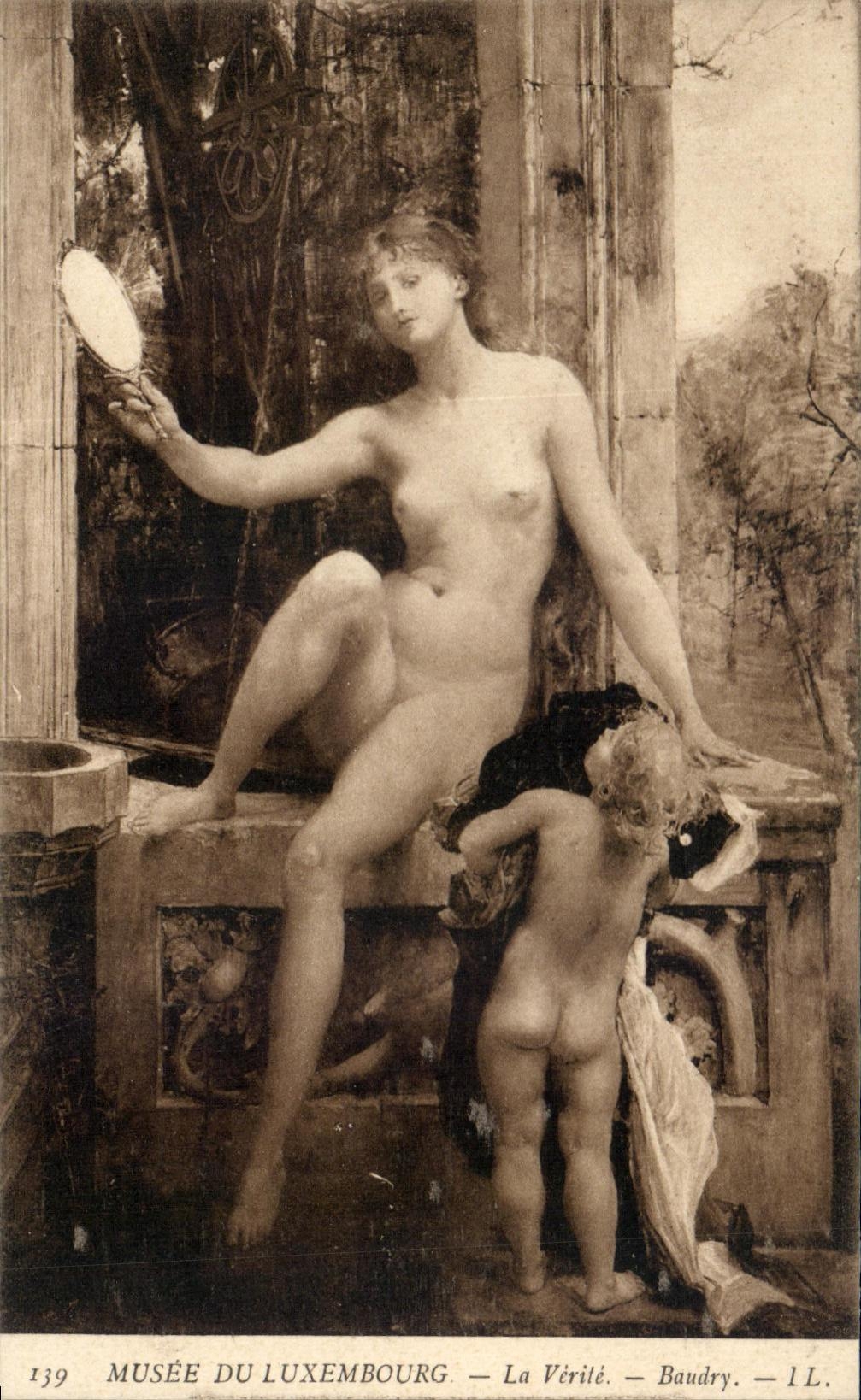 CPA Musee Du Luxembourg La Verite Baudry Femme nue erotique