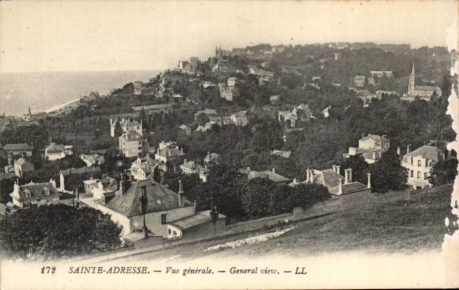 CPA Sainte Address Seen General View