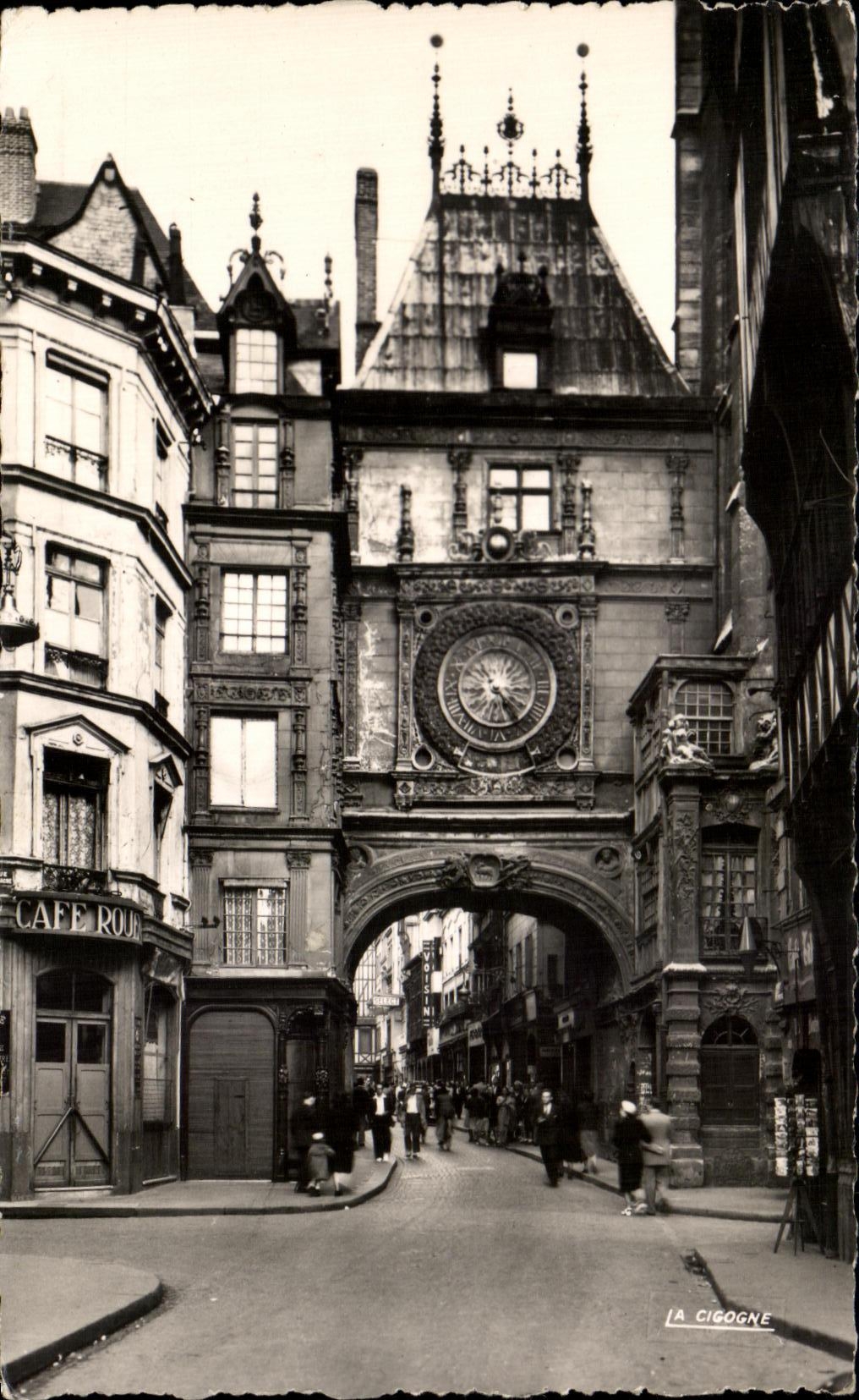 CPA Rouen the large Clock