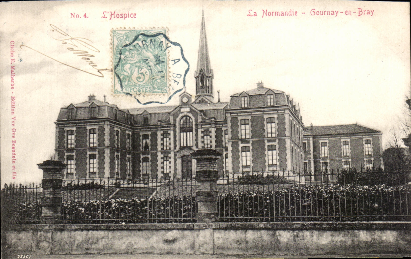 CPA Normandy Gournay in Bray old people's home