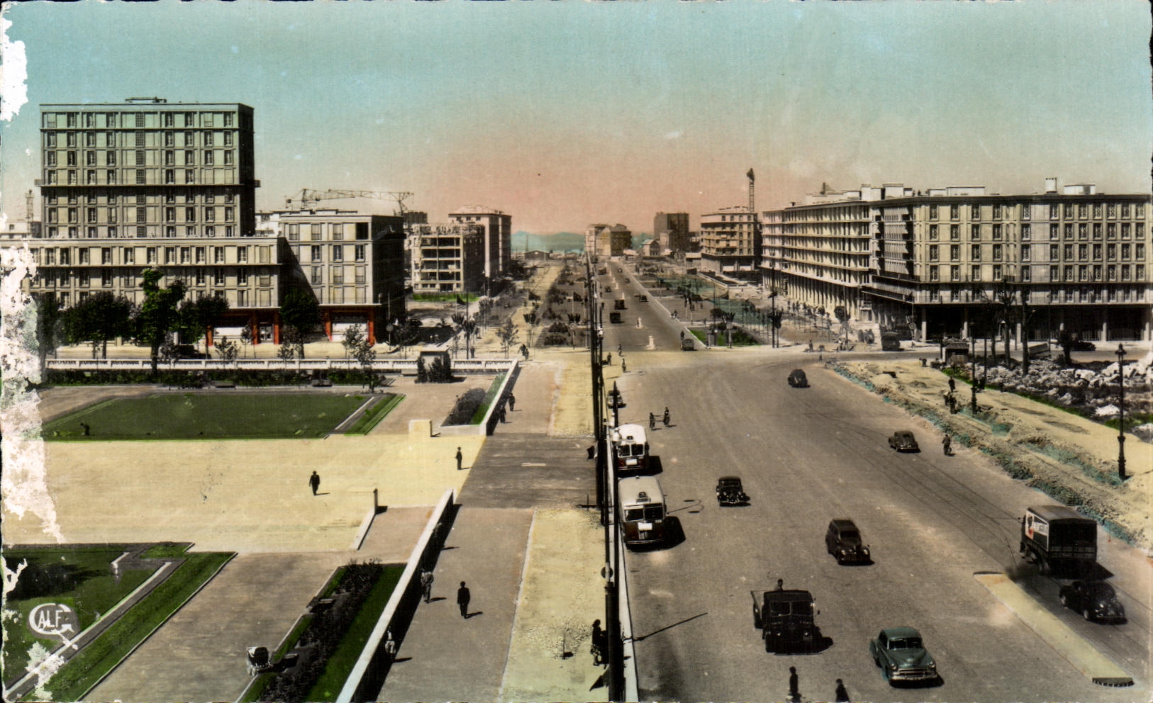 CPA Le Havre visto que ocurrio los nuevos lmmeubles de Foch