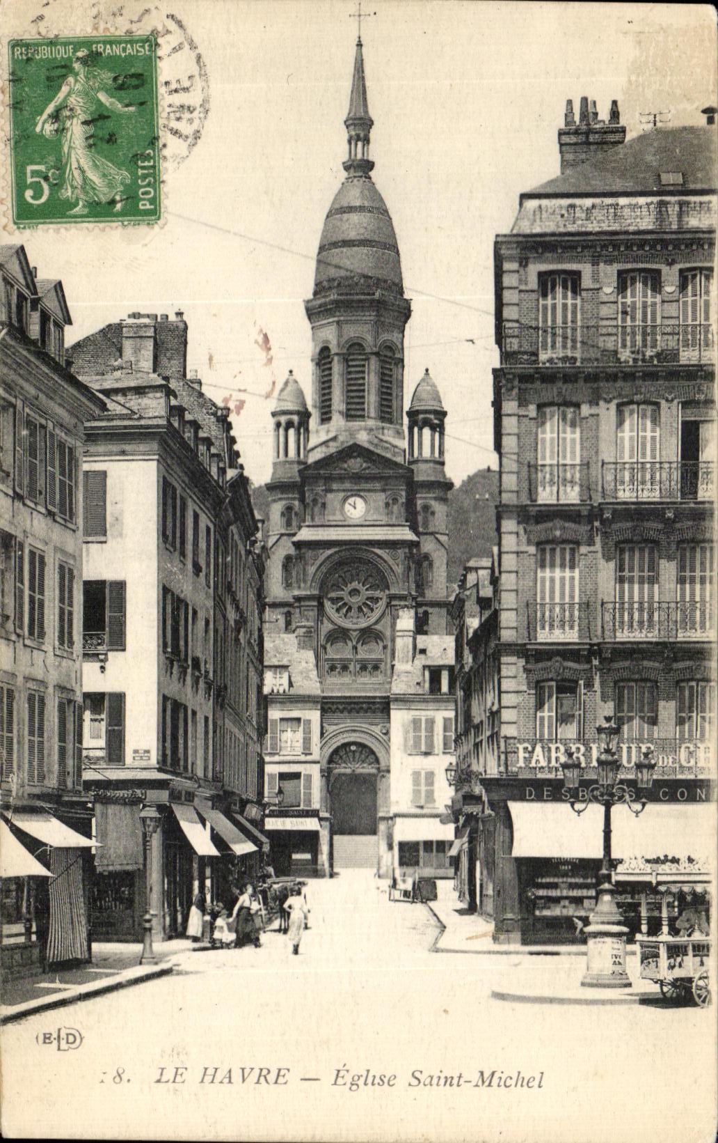 Saint Michel de la iglesia de CPA Le Havre