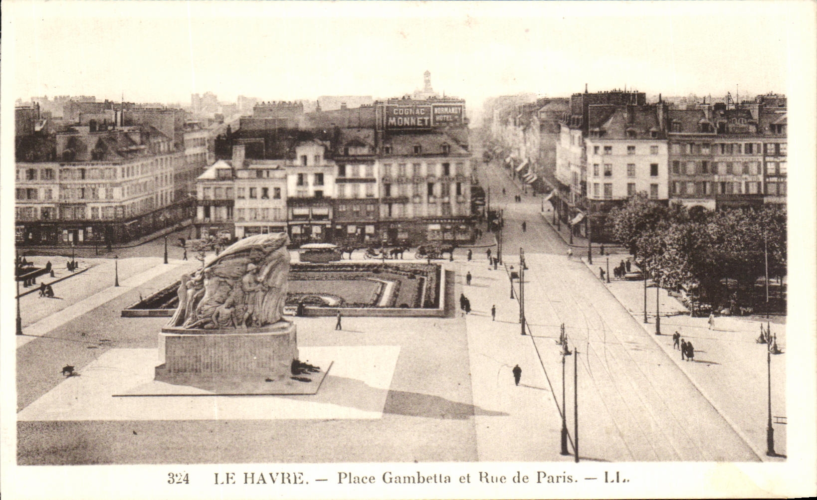 CPA Le Havre coloca Gambetta y la ruda de Paris