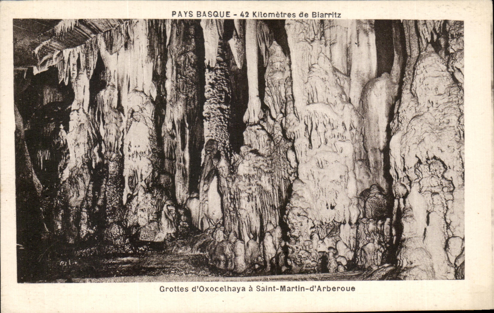 CPA Saint Martin Arberoue Caves Oxocethays Biarritz