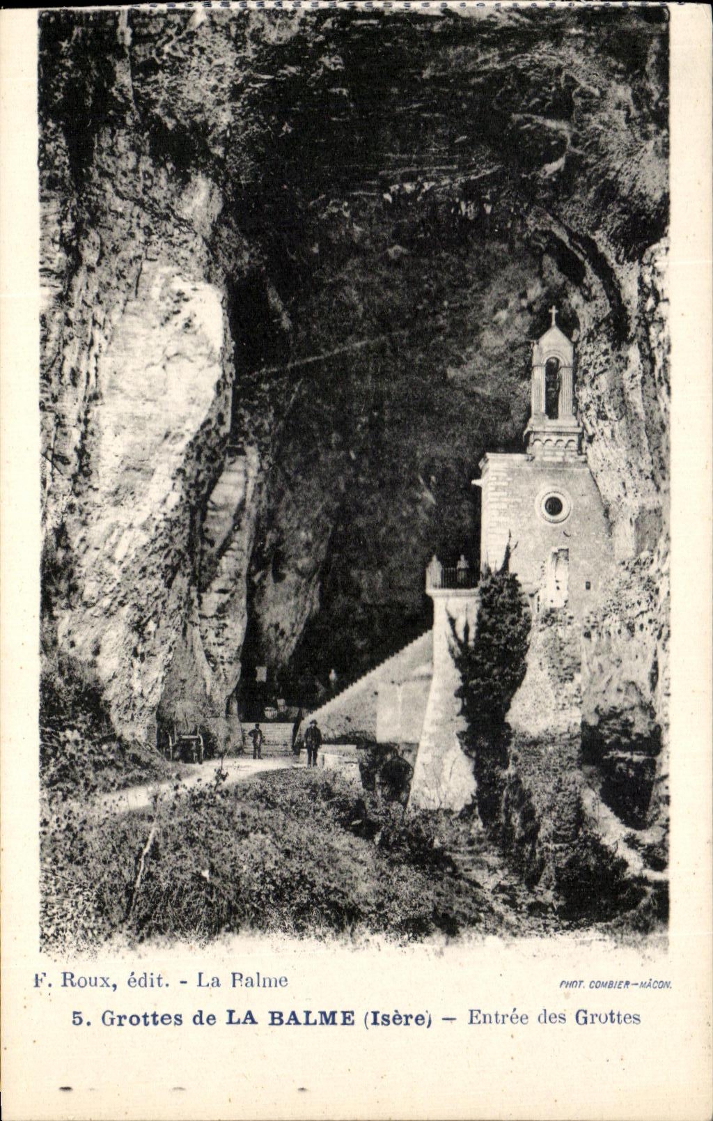 CPA Caves of Balme Entrance of the Caves