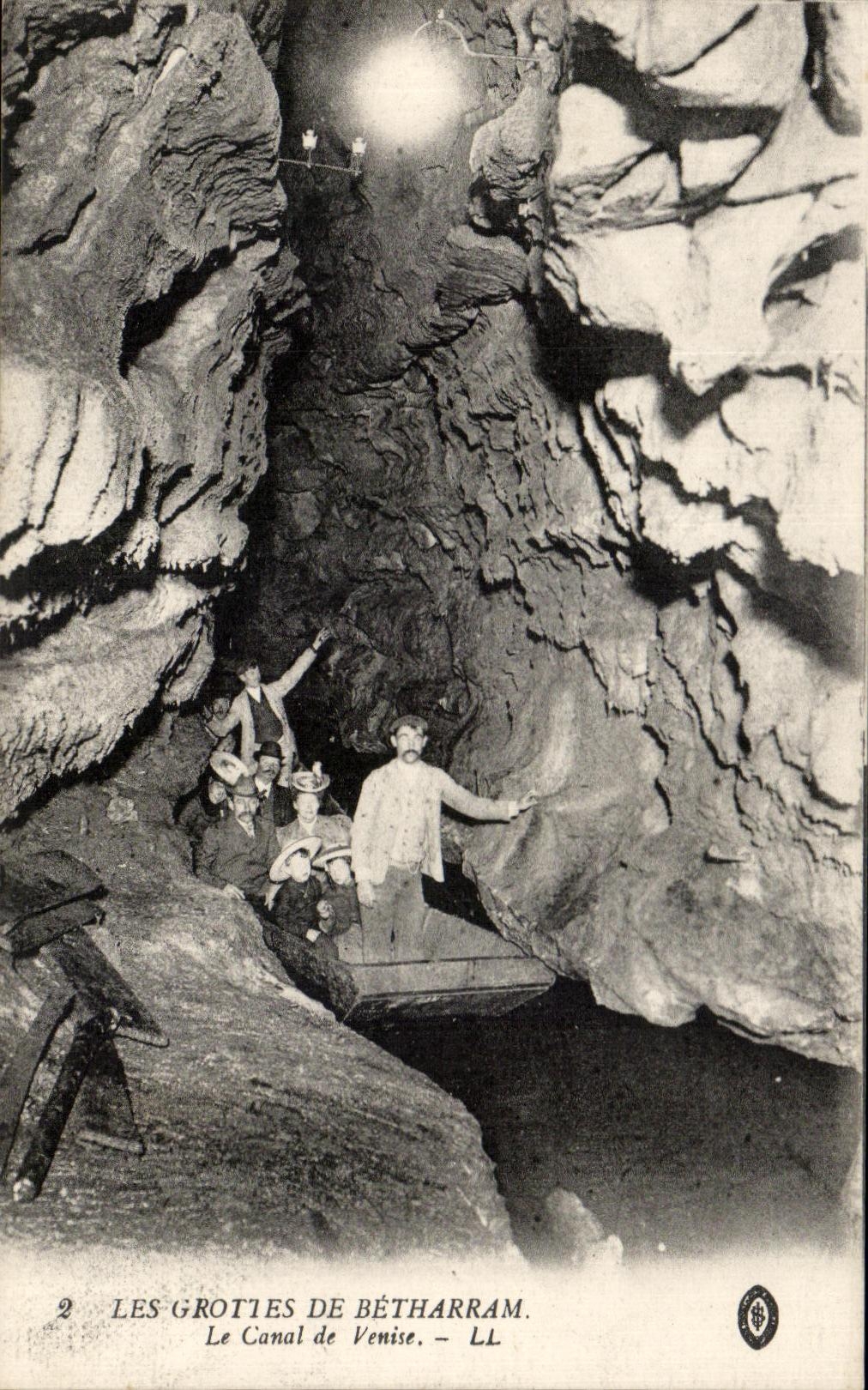 CPA Les Grottes De Betharram Le Canal de Venise