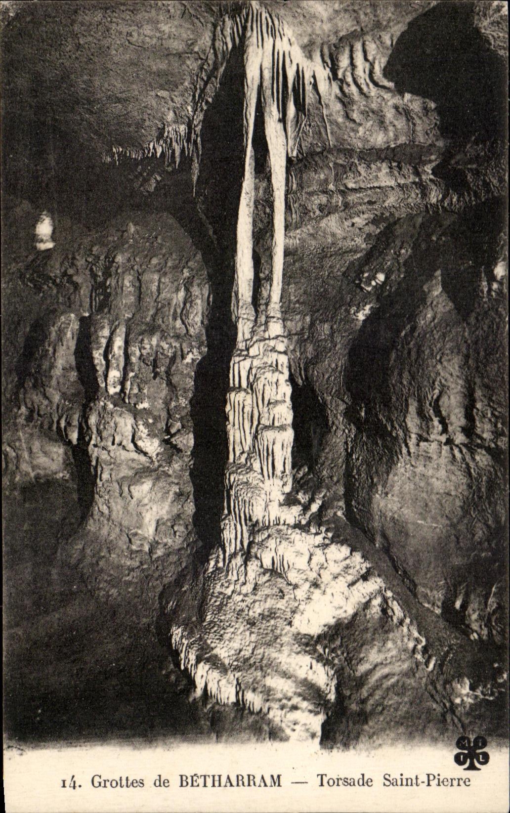 CPA Grottes De Betharram Torsade Saint Pierre