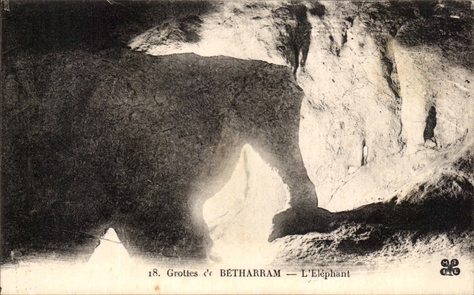 CPA Grottes De Betharram L Elephant