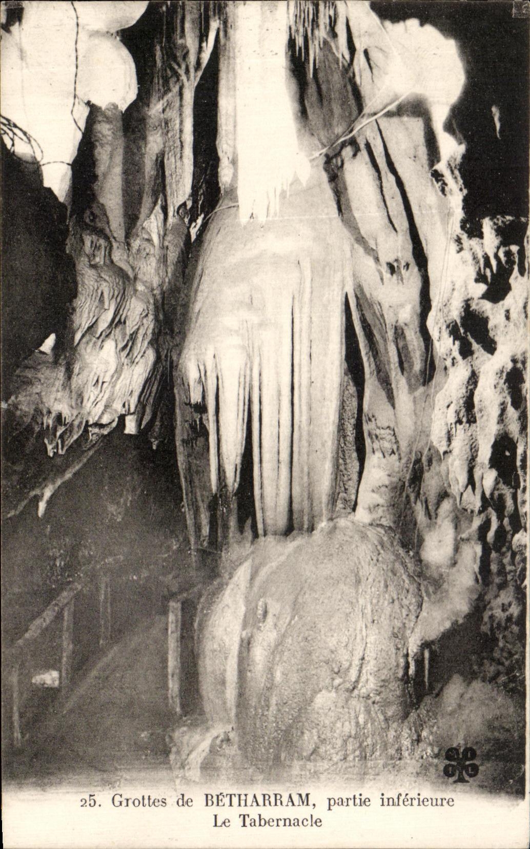 CPA Grottes De Betharram Partie Inferieure Le Tabernacle