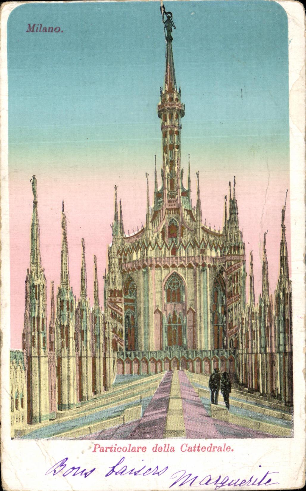 CPA Milano Particolare della Cattedrale