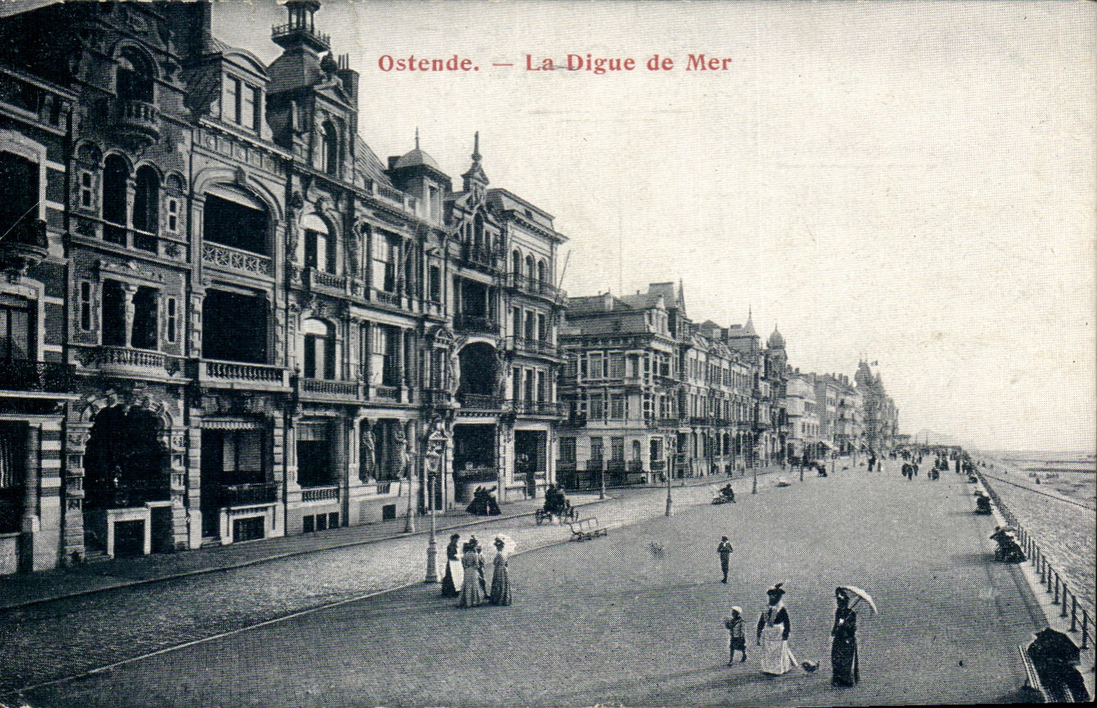 CPA Ostend the Dam of Sea