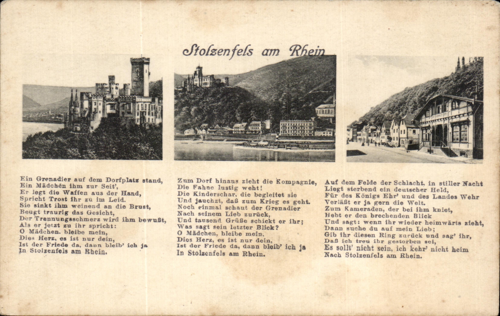 CPA Stolzenfels am Rhein