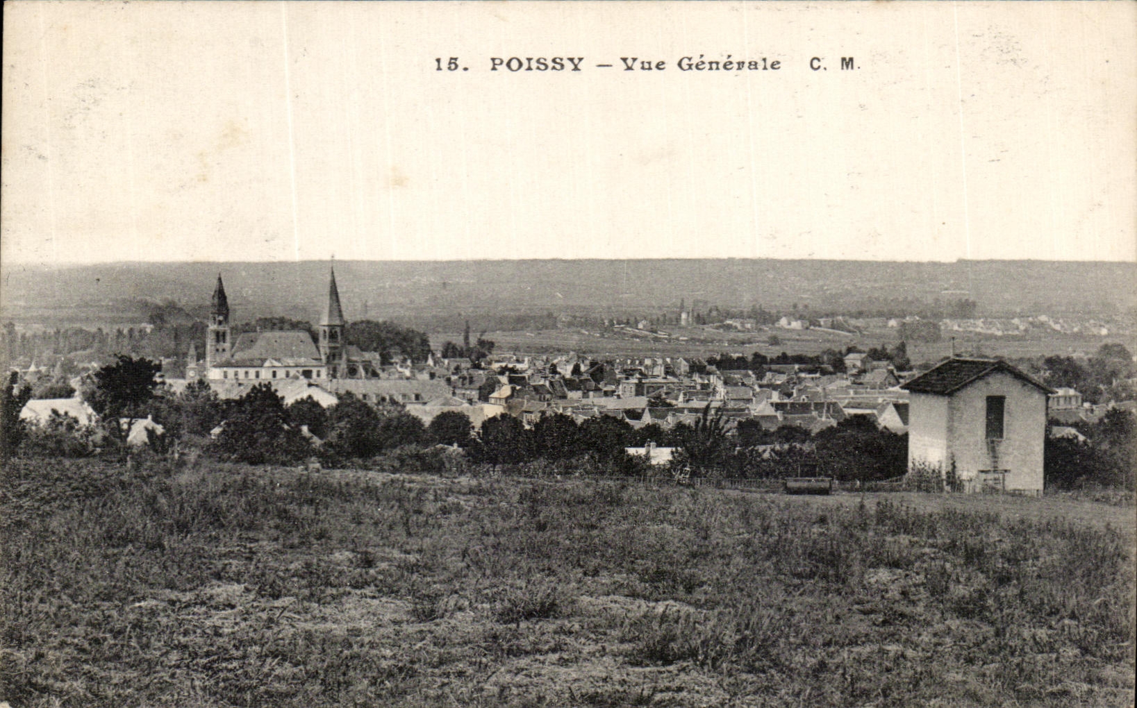 CPA Poissy Vue Generale