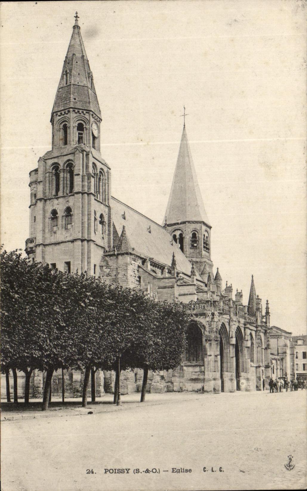 CPA Poissy Eglise