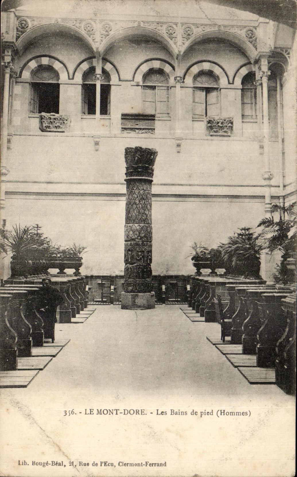 CPA the Mount Gilds Foot Les Bains