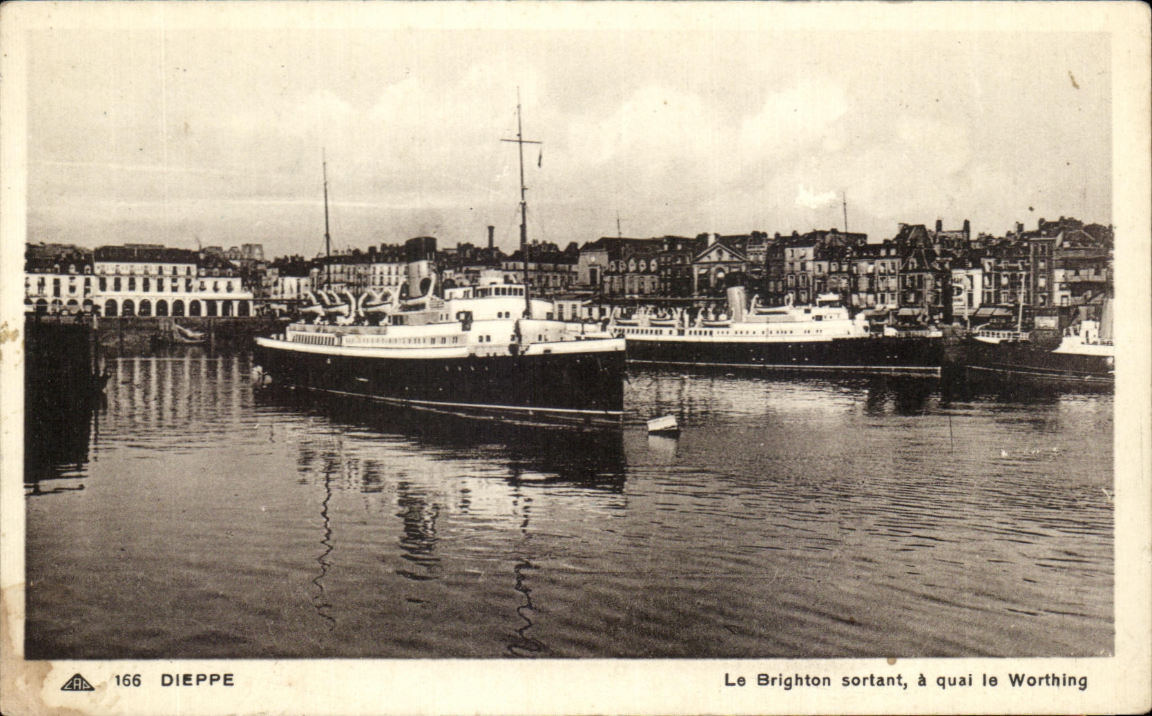 Barcos salientes de CPA Dieppe Brighton Quay Worthing