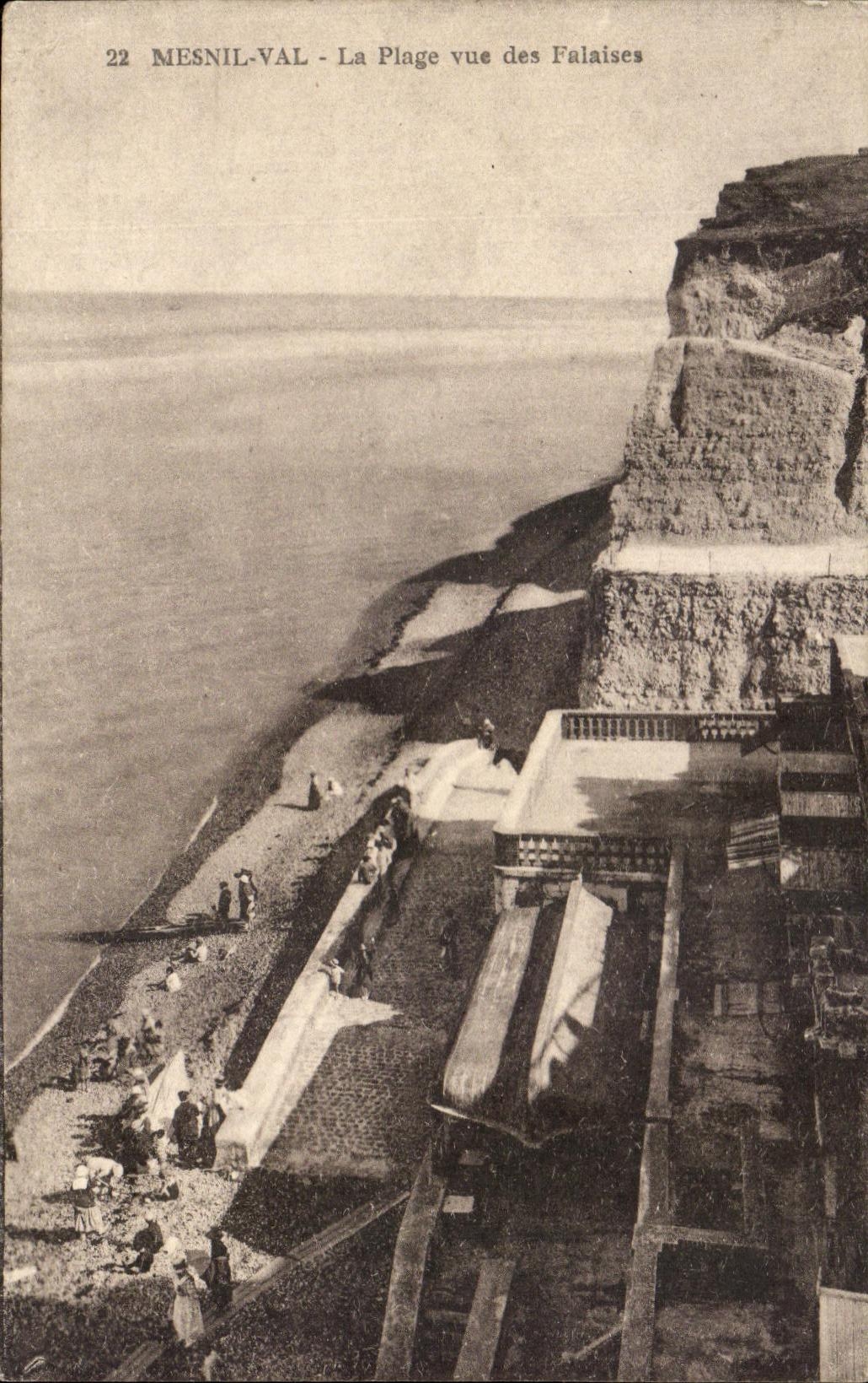 Valle de CPA Mesnil la playa vista de acantilados