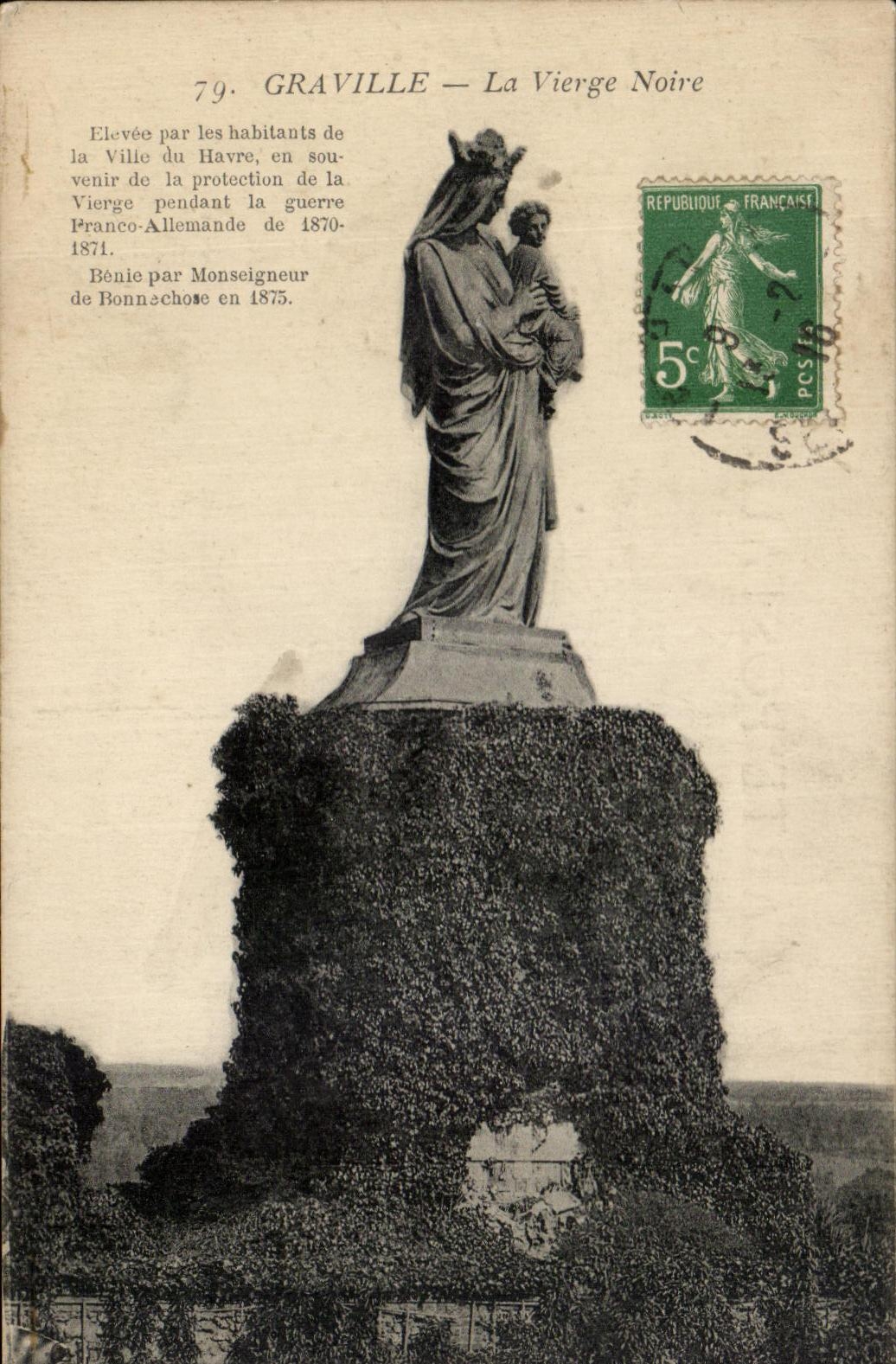 CPA Graville the Black Virgin