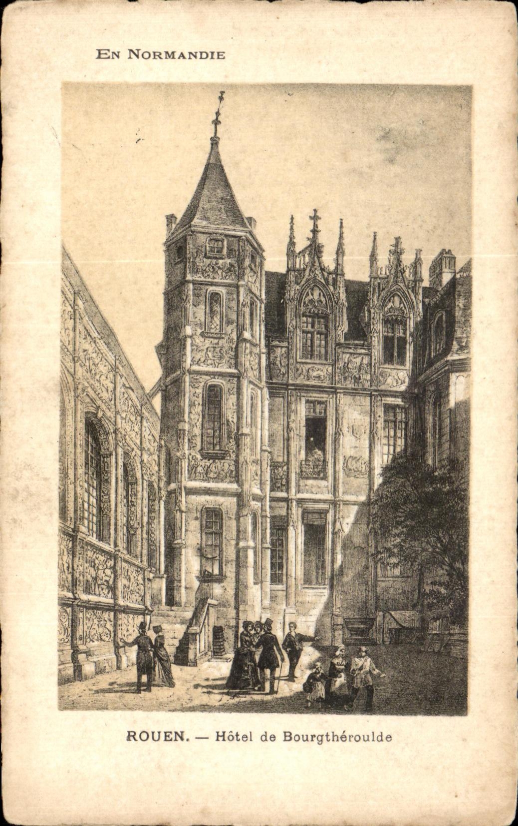 CPA Rouen Hotel of Bourgtheroulde