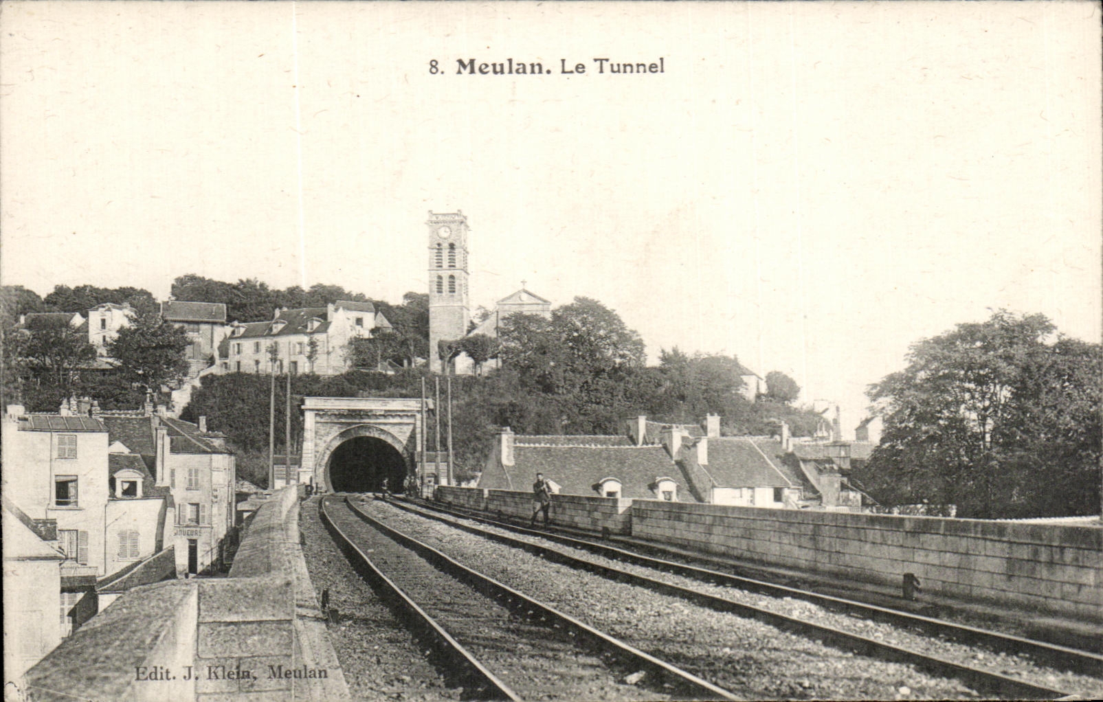 CPA Meulan Le Tunnel