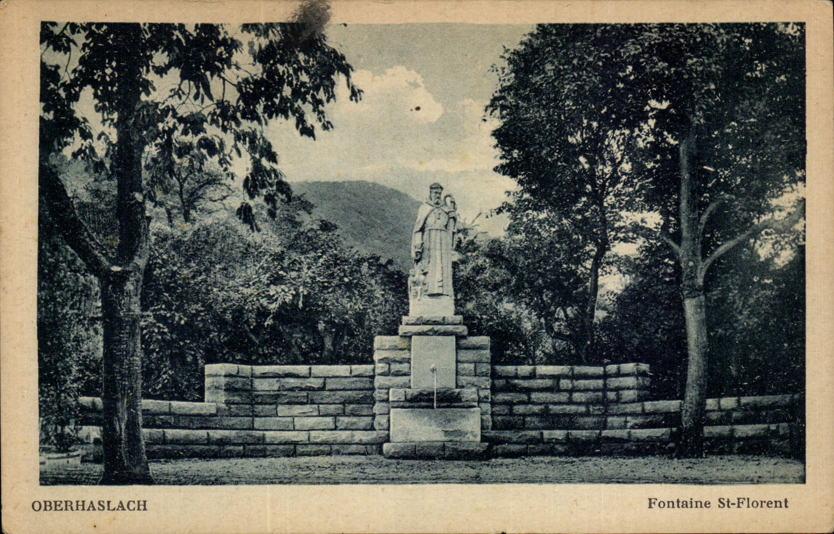 CPA Oberhaslach Fountain St Florent