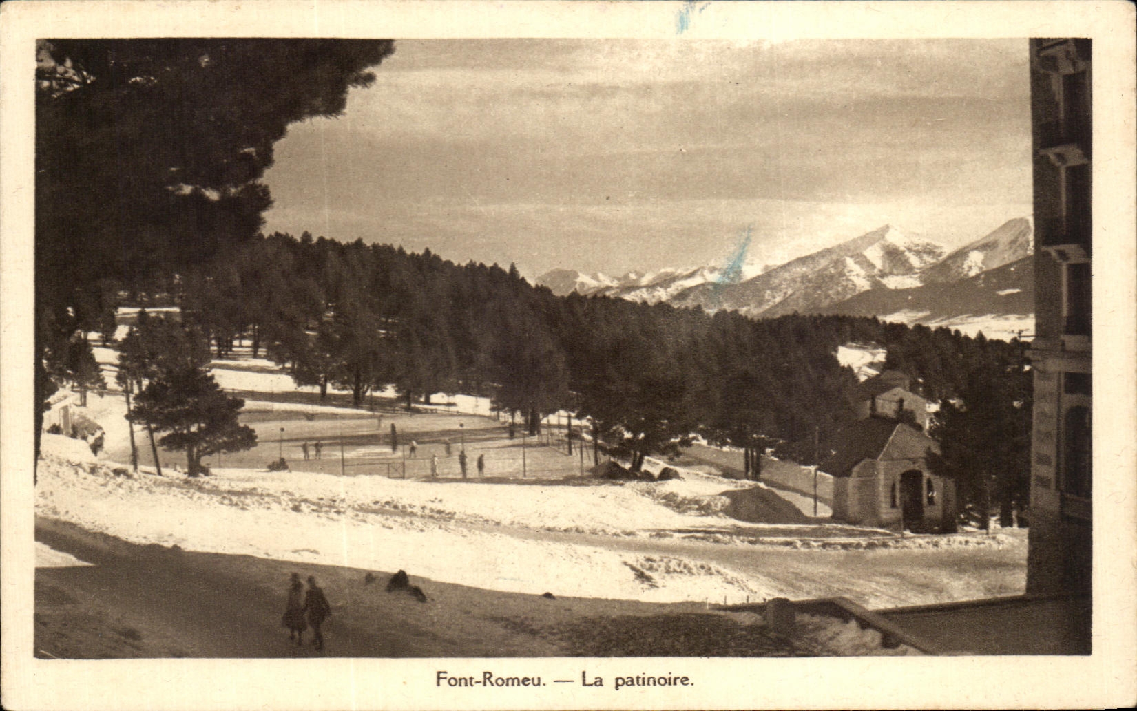 CPA Font Romeu La patinoire ice skating patin a glace