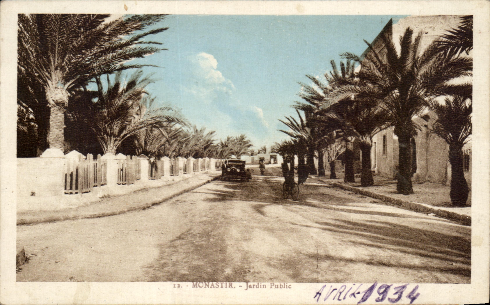 CPA Monastir Jardin Public