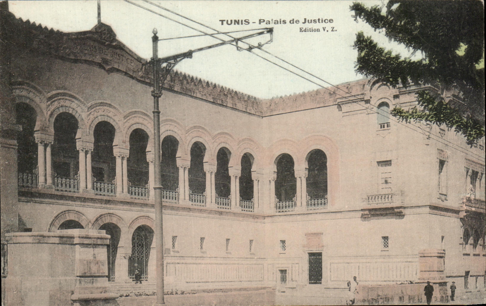 CPA Tunis Palais de Justice Tunisie 