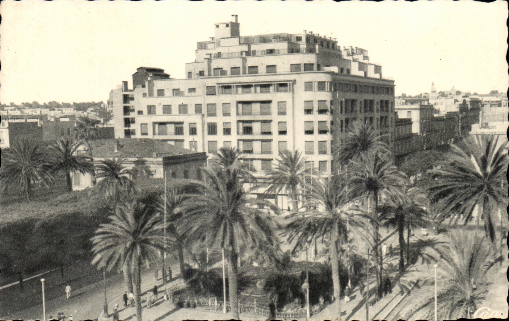CPA Place de la Residence Tunisie