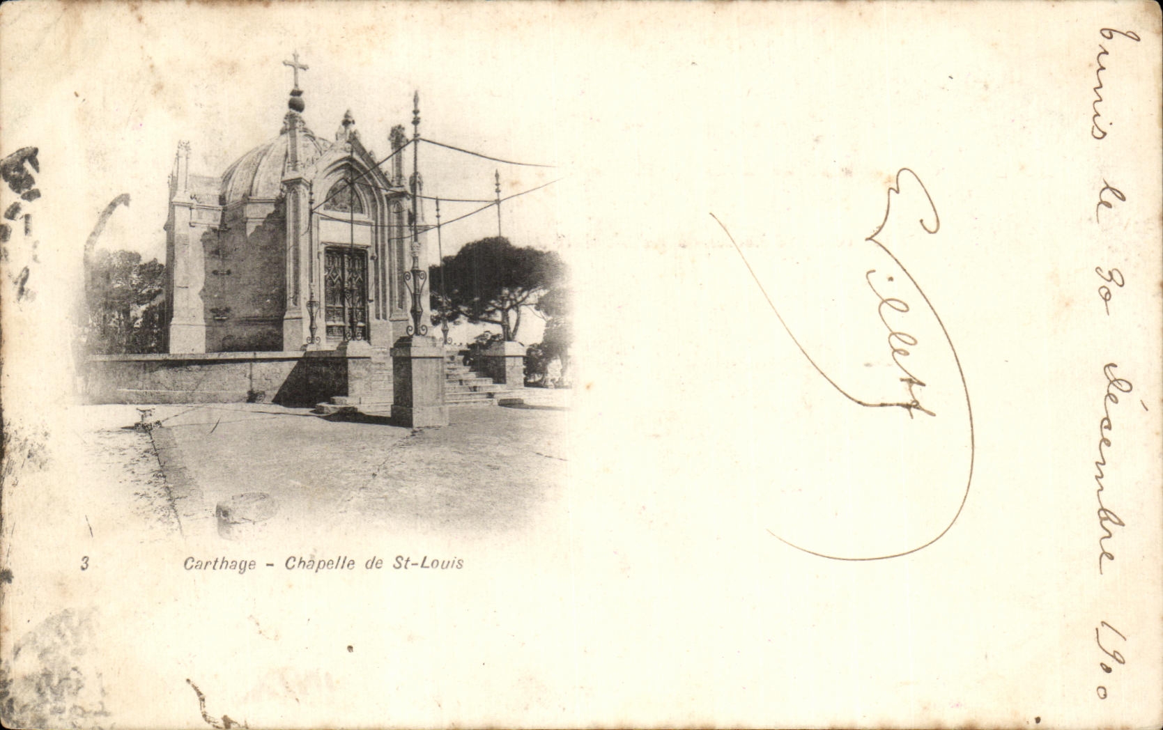 CPA Carthage Chapelle de St Louis Tunisie