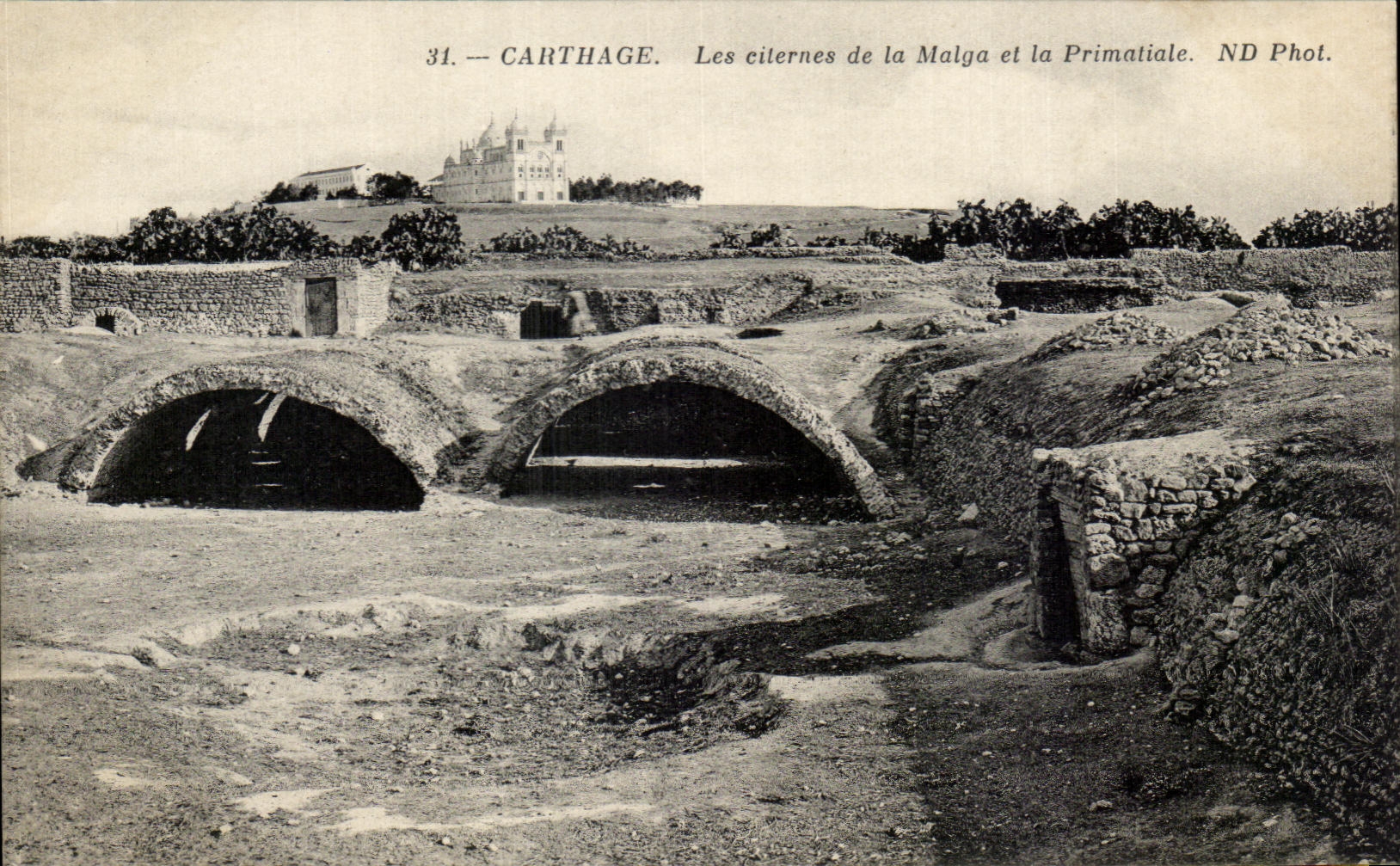 CPA Carthage Cisterns of Malga and Primatiale Tunisia