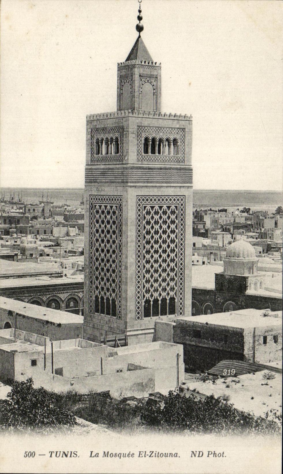 CPA Tunisia Tunis the Mosque El Zitouna