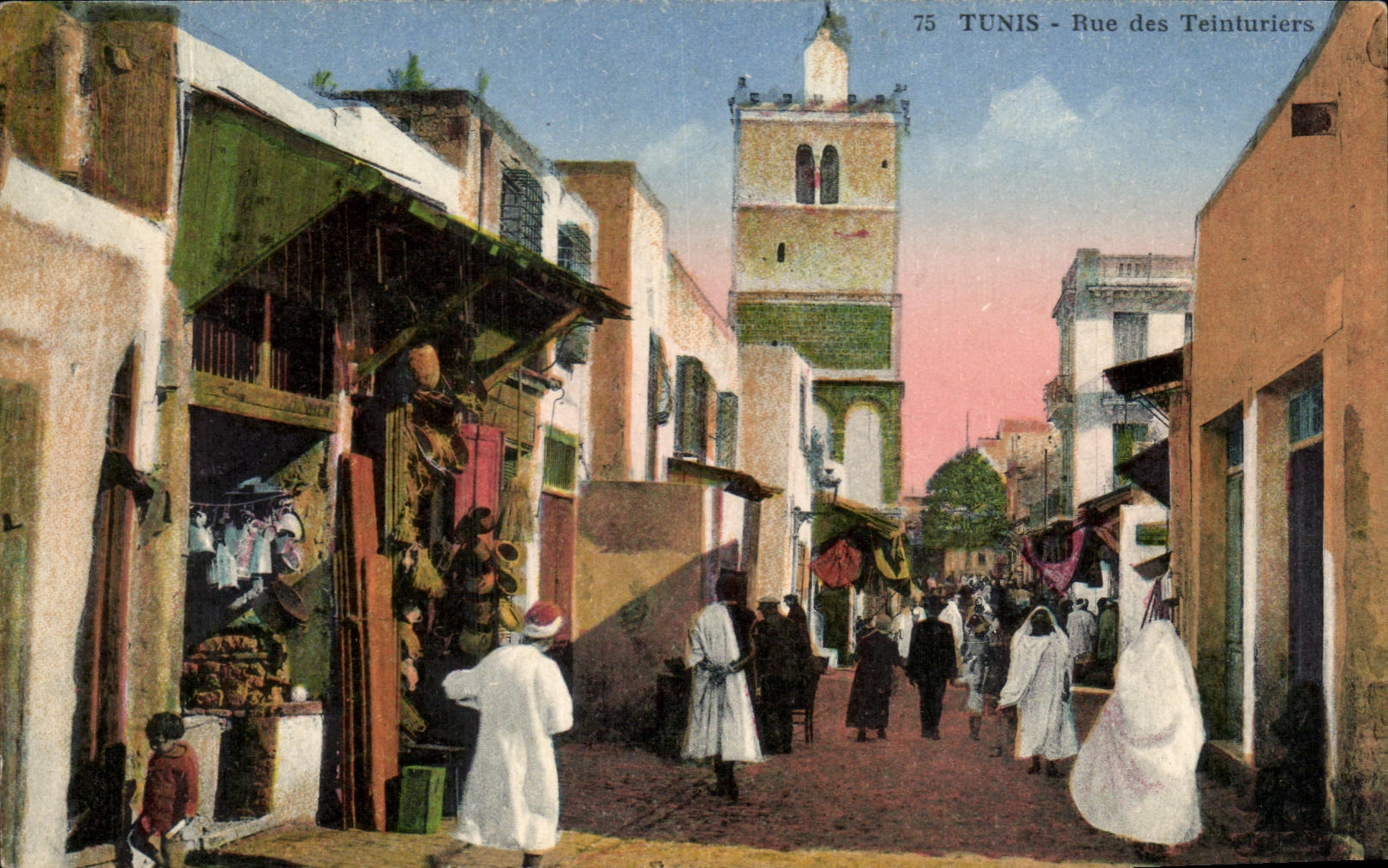 CPA Tunisie Tunis Rue des Teinturiers
