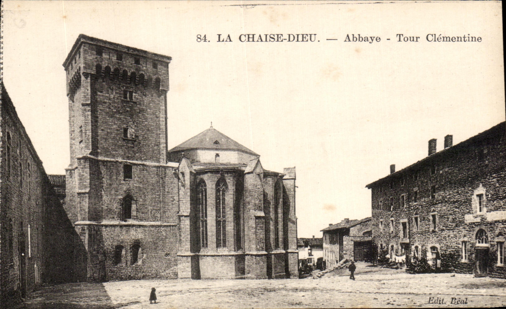 CPA la clementina de la torre de la abadia de dios de la silla