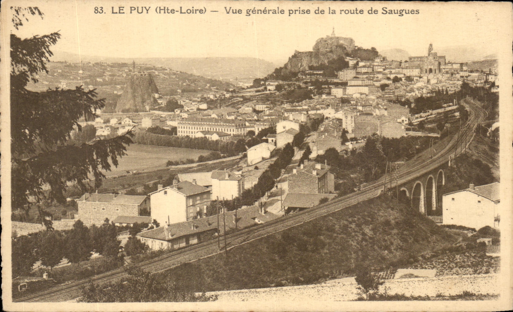 CPA Puy (Hte the Loire) View taken Sage road