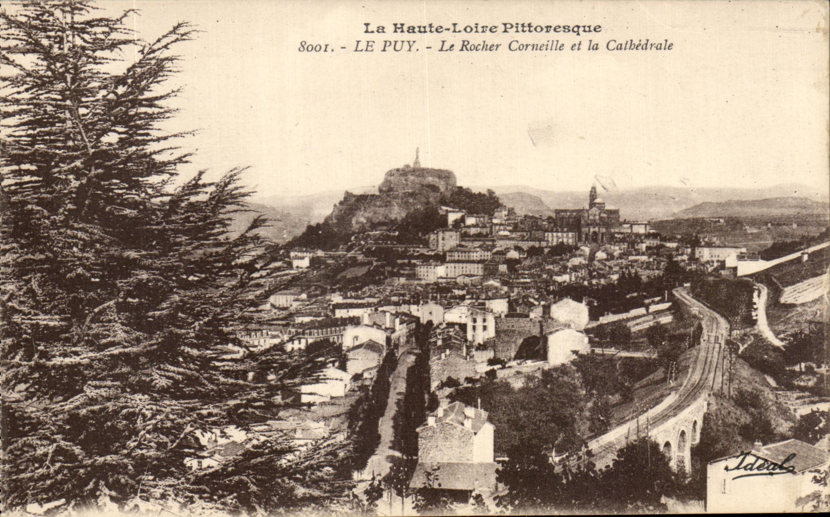 CPA the High Picturesque Loire Puy the Rock Crow and Catbedrale
