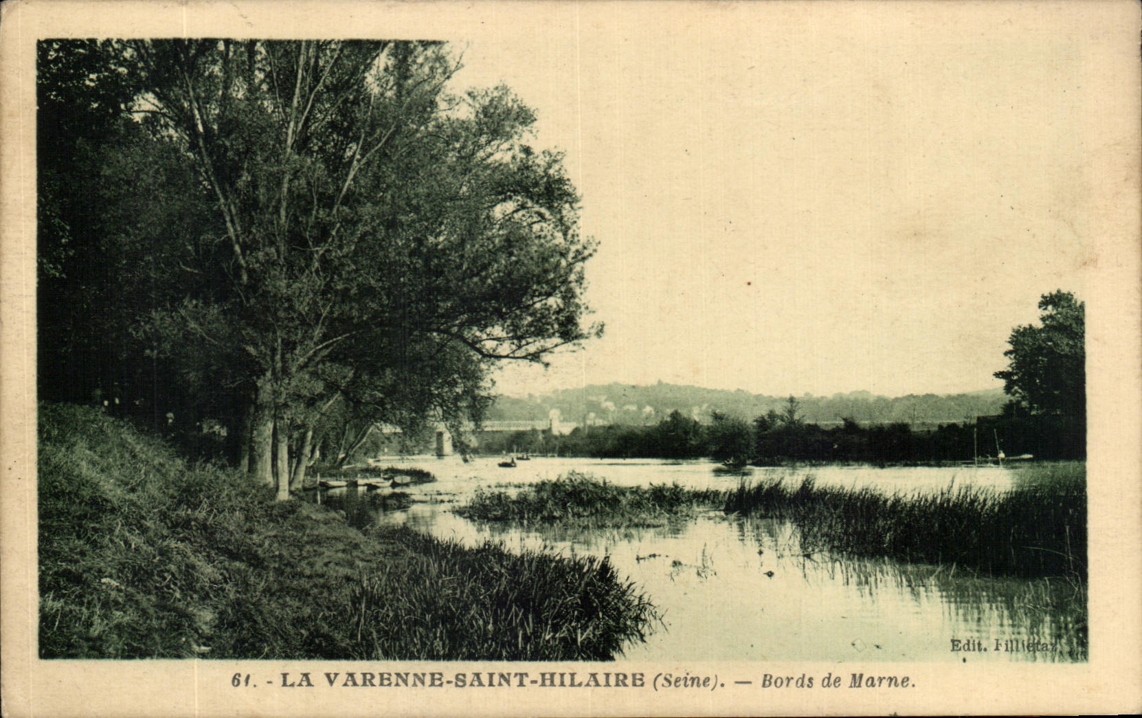 CPA La Varenne Saint Hilaire Bords de Marne