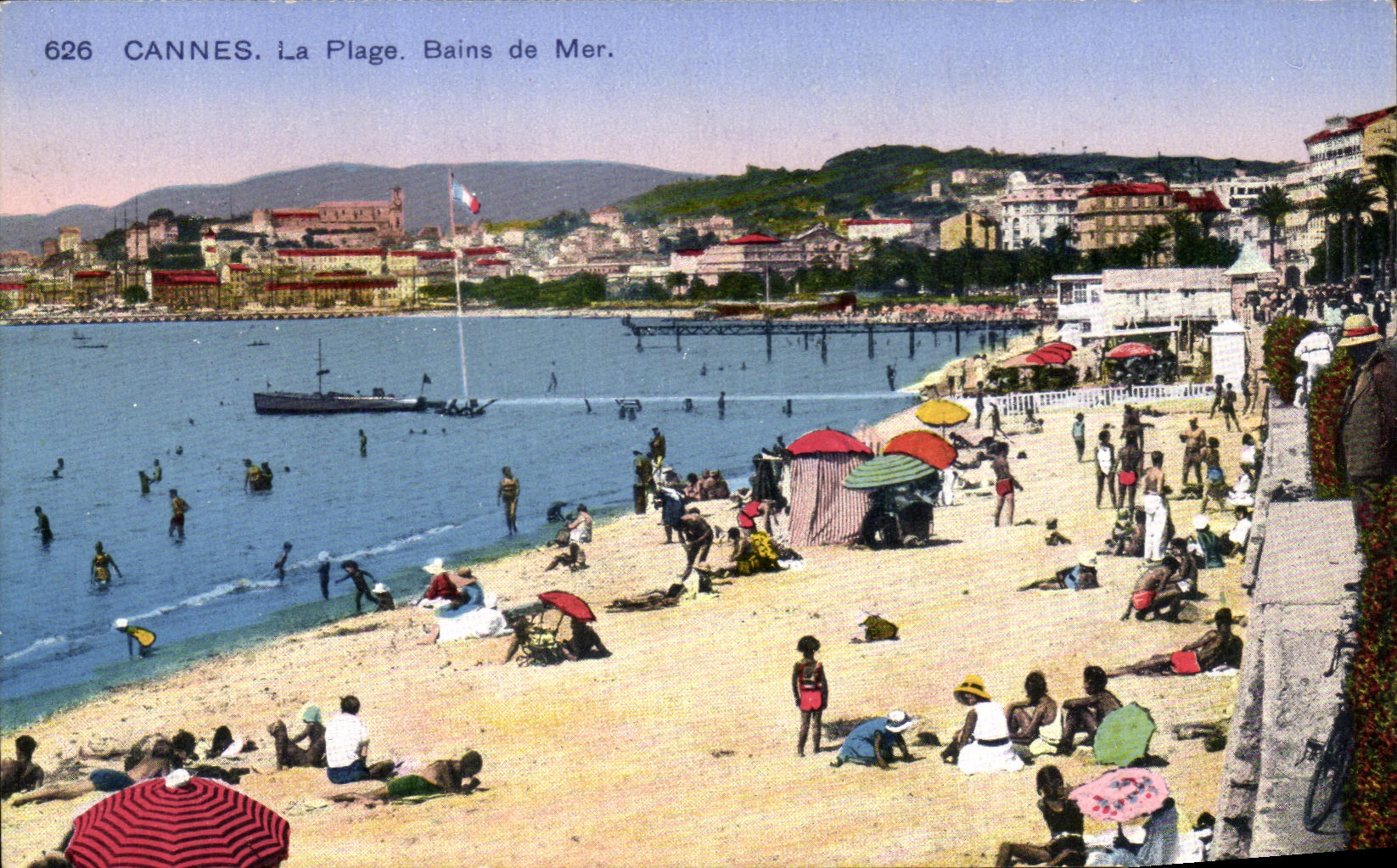 CPA Cannes the Beach Sea bathings