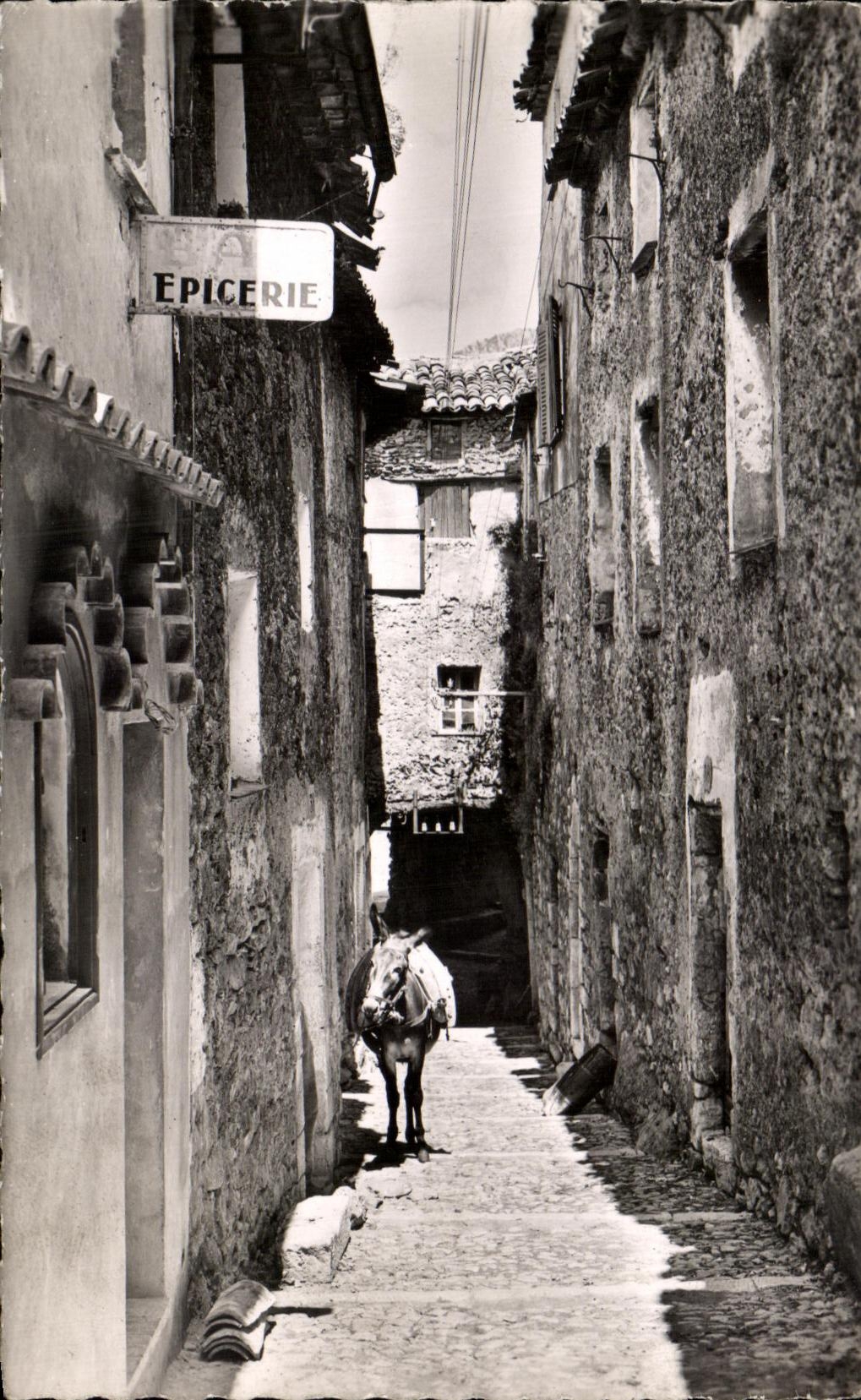 CPA Sainte Agnes Rue Pittoresque