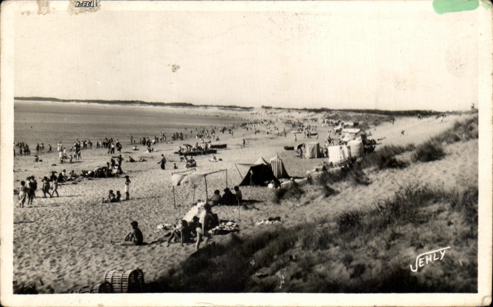 CPA Plage de Sion Sur L Ocean